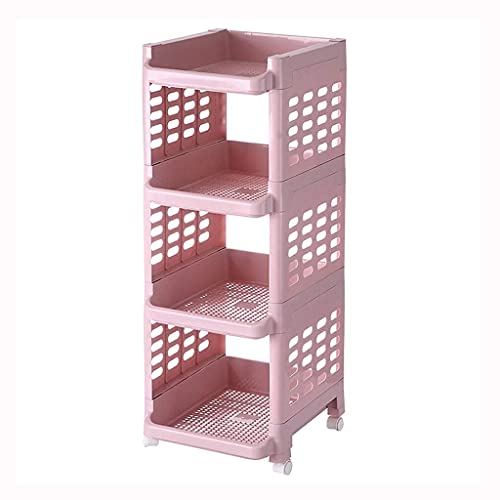 Küchenaufbewahrungswagen Regalwagen Pp Trolley Rack Haushaltswagen Küchenaufbewahrung beweglich (2 Ebenen) (4 Schichten) von wsdhswhdhsdsds