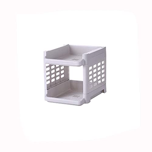 Küchenaufbewahrungswagen Regalwagen Pp Trolley Rack Haushaltswagen Küchenaufbewahrung beweglich (2 Ebenen) (Weiß 2 Ebenen) von wsdhswhdhsdsds