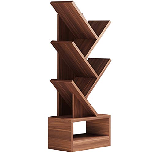 Prospektständer, Zeitschriftenhalter, Boden-zu-Decke, Bücherregal, großes Regal im Wohnzimmer, kreatives Büro, Propaganda (Farbe: Braun, Größe: 3721122 cm) (Braun 37 x 21 cm) von wsdhswhdhsdsds