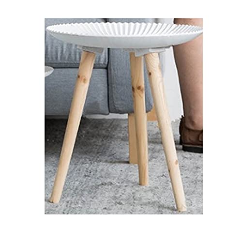 Runder Bistrotisch, kleiner runder Tisch, Kneipentisch für Zuhause und Büro, Beistelltisch (Farbe: Streifen, Größe: 1) (Streifen 1) von wsdhswhdhsdsds