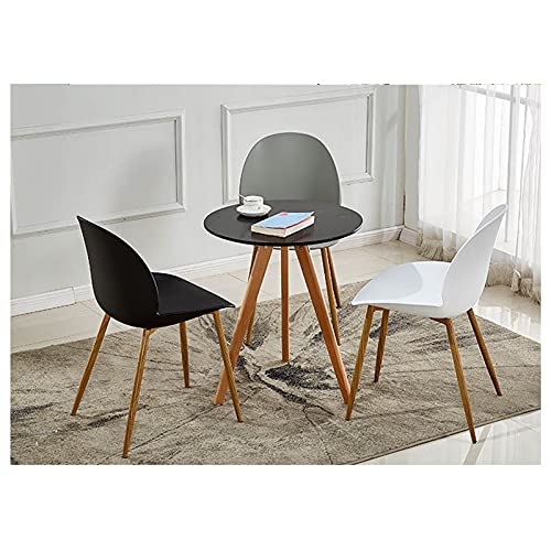 Runder Bistrotisch, kleiner runder Tisch, Kneipentisch für Zuhause und Büro, kleine Beistelltische für kleine Räume (Farbe: Schwarz, Größe: 1) (Schwarz 1) von wsdhswhdhsdsds