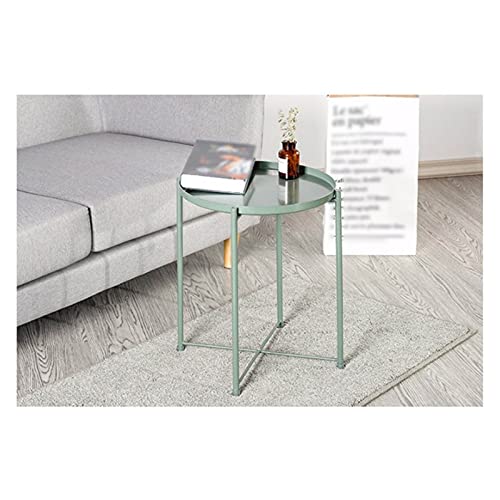 Runder Bistrotisch, kleiner runder Tisch, Kneipentisch für Zuhause und Büro, kleiner runder Tisch (Farbe: Weiß, Größe: 1) (Grün 1) von wsdhswhdhsdsds