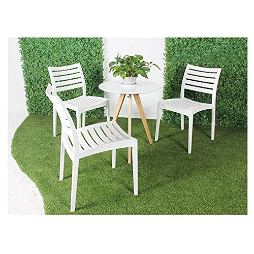 Runder Bistrotisch, kleiner runder Tisch, Kneipentisch für Zuhause und Büro, runder Esstisch (Farbe: Weiß, Größe: 1) (Weiß 1) von wsdhswhdhsdsds