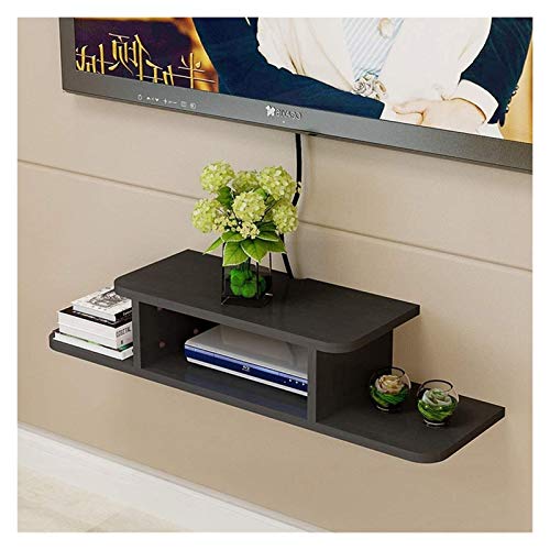 Schwebender TV-Ständer, Wandmontage, Medienkonsole, Set-Top-Box-Rahmen, Wandmontage, WLAN-Rahmen, Wohnzimmer, TV-Wanddekoration, Trennwand, Schlafzimmer, Router, Aufbewahrungsbox, 2 Farben, optionale von wsdhswhdhsdsds