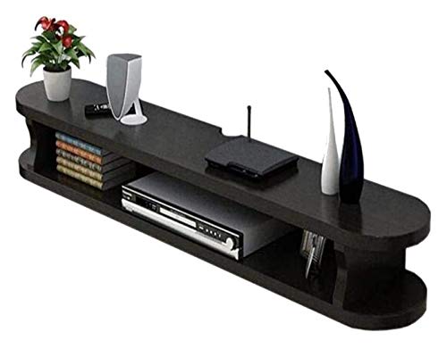 Schwimmender TV-Ständer zur Wandmontage, Medienkonsole, schwebende Regale, Regal, Schweberegal, Wandhalterung, Wohnzimmer, WLAN-Router, Regal, Wandbehang, Dekoration (Farbe: D, Größe: 120 x 22 x 15 cm von wsdhswhdhsdsds