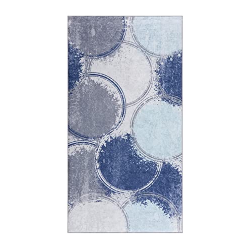 wunderlin Läufer Flur Teppich Bedo Collection waschbar Modernes Design Wertvoll Verwendung Für Teppichlaeufer rutschfest und Küchenläufer Nützlich Küchenteppich Waschbar Boho Muster (B1001, 80x150) von wunderlin