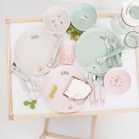 Kindergeschirr Personalisiert, Mepal Geschirrset, Esslernset, Geschirr Kinderteller Mit Namen, Geschenk 1. Geburtstag von wunderwunsch