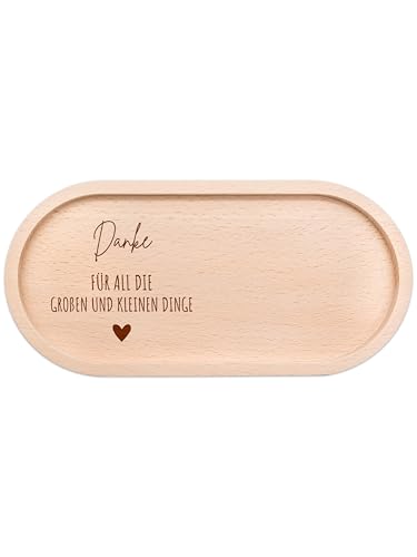 wunderwunsch Holztablett Danke, Tablett Mutter, Geburtstagsgeschenk Tante, Geschenke Grossmutter, Deko mit hochwertiger Gravur individualisiert wunderwunsch Holztablett Danke, Tablett Mutter, Geburtstagsgeschenk Tante, Geschenke Grossmutter, Deko mit hochwertiger Gravur individualisiert von wunderwunsch
