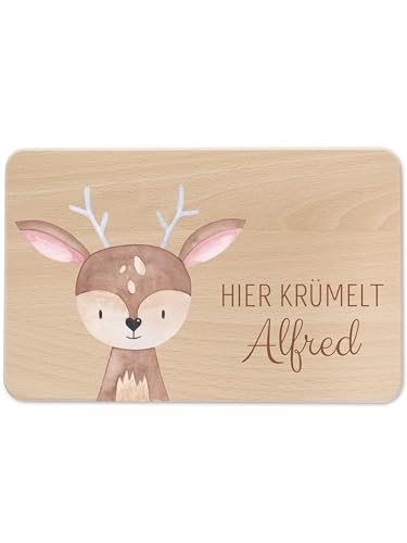 wunderwunsch - Individuelles Holzbrett mit Hochwertigem UV-Druck für Kinder - Personalisiertes Frühstücksbrettchen - Niedliche Motiv-Brettchen mit Namen wunderwunsch - Individuelles Holzbrett mit Hochwertigem UV-Druck für Kinder - Personalisiertes Frühstücksbrettchen - Niedliche Motiv-Brettchen mit Namen von wunderwunsch