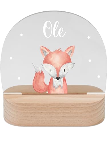 wunderwunsch - Personalisiertes Nachtlicht für Babys - Individuelle Nachttischlampe für Kinder - Personalisierte Geschenke Kinder - Babygeschenk - Geschenk zur Geburt von wunderwunsch