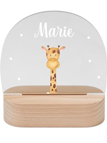 wunderwunsch - Personalisiertes Nachtlicht für Babys - Individuelle Nachttischlampe für Kinder - Personalisierte Geschenke Kinder - Babygeschenk - Geschenk zur Geburt von wunderwunsch