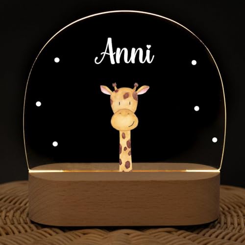 wunderwunsch - Personalisiertes Nachtlicht für Babys - Individuelle Nachttischlampe für Kinder - Personalisierte Geschenke Kinder - Babygeschenk - Geschenk zur Geburt von wunderwunsch
