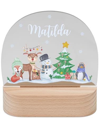 wunderwunsch - Personalisiertes Nachtlicht für Babys - Individuelle Nachttischlampe für Kinder - Personalisierte Geschenke Kinder - Babygeschenk - Geschenk zur Geburt von wunderwunsch