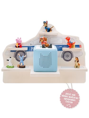 wunderwunsch personalisiertes Regal für die Toniebox, Schrank Kinderzimmer, optional mit Standfuß und Magneten ohne Lautsprecher (Polizei, ohne Name, ohne Toniebox Halterung wunderwunsch personalisiertes Regal für die Toniebox, Schrank Kinderzimmer, optional mit Standfuß und Magneten ohne Lautsprecher (Polizei, ohne Name, ohne Toniebox Halterung von wunderwunsch