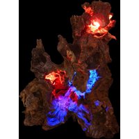Wurzelskulptur/Bodenlampe Aus Massivem Wurzelholz Mit Rgbw-Leuchtmittel Wurzelskulptur/Bodenlampe Aus Massivem Wurzelholz Mit Rgbw-Leuchtmittel von wurzelwelten