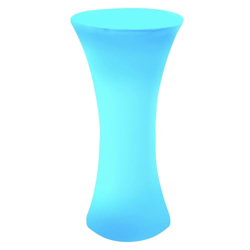 wuuhoo® I LED Stehtisch mit 16 Farben dimmbar und Akku I Farbwechsel mit Fernbedienung I Witterungsbeständig, Wasserfest für Innen und Außen I Garten-Deko und Event-Deko Stehtisch von wuuhoo