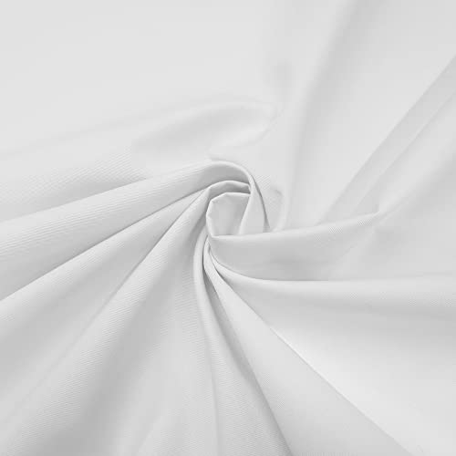 Blocker - Stoff mit UV Schutz UPF 50+ gem. BS EN 13758-1 - als Sonnenschutz, Sonnenschirm, Bekleidungsstoff (weiß) (per 0,5m) von Aktivstoffe