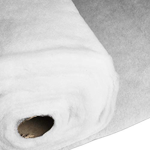 Schneewatte - 120gr - Extra Breit: 210 cm - Schneevlies, Kunstschnee - Meterware (1m) von Aktivstoffe