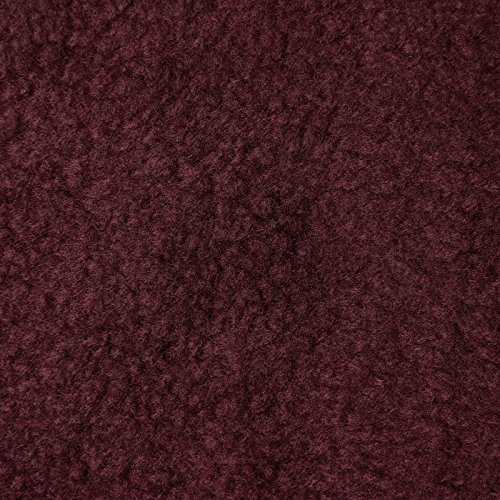 Thermo Fleece - Anti Pilling Microfleece, schnelltrocknend & atmungsaktiv, kuschelig warm - Meterware (bordeaux) von Aktivstoffe