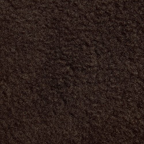 Aktivstoffe Thermo Fleece - Anti Pilling Microfleece, schnelltrocknend & atmungsaktiv, kuschelig warm - Braun, 100% Polyester, Einfarbig, 150cm breit, 265 gr/m², 4mm dick, Meterware von Aktivstoffe