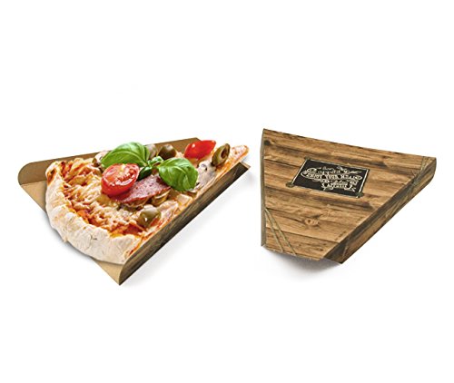 www.to-go-verpackungen.de Pizza-Pappen Enjoy Your Meal Braun, Bedruckt, 250 Stück von www.to-go-verpackungen.de