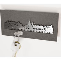 Orlando Skyline Schlüsselbrett - Stilvolles Wohn-Accessoire Für Fans Mit Cleverem Steckschlitz Zur Schlüsselaufbewahrung von www13grammcom