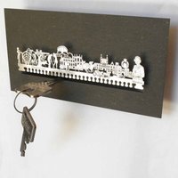 Windsor Skyline Schlüsselbrett - Stilvolle Schlüsselaufbewahrung Mit Edler Silhouette Ideal Als Geschenk Für Fans von www13grammcom