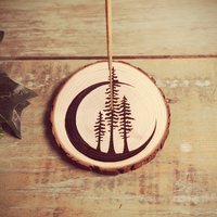 Räucherstäbchen-Halter Gelaserte Baumscheibe Holz R67 von wwwBastelholicde