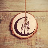 Räucherstäbchen-Halter Gelaserte Baumscheibe Holz R70 von wwwBastelholicde