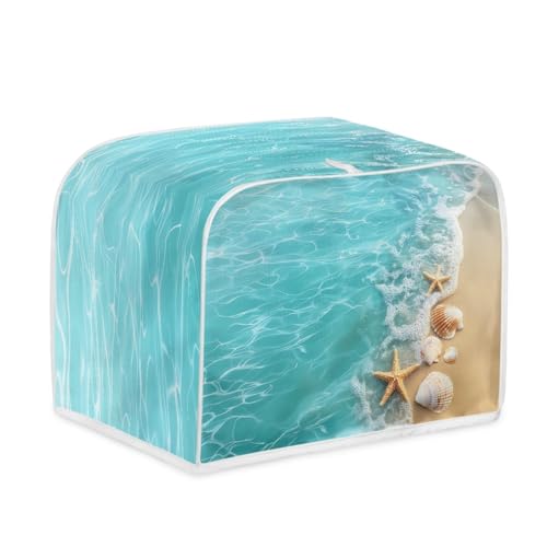 Toaster Abdeckung Blau Ozean Robustes Canvas, reißfest wasserabweisend, langlebig und kratzschützend – Passt zu 4-Scheiben und 2-Scheiben Toastern Modellen, verteidigt gegen tägliche Abnutzung Toaster Abdeckung Blau Ozean Robustes Canvas, reißfest wasserabweisend, langlebig und kratzschützend – Passt zu 4-Scheiben und 2-Scheiben Toastern Modellen, verteidigt gegen tägliche Abnutzung von wxlmom
