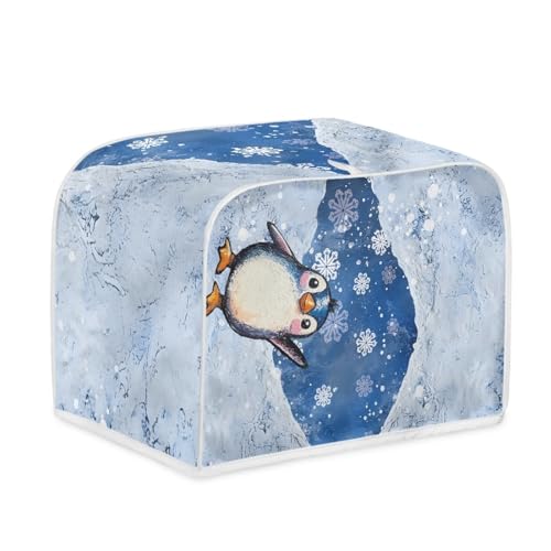 Toaster Abdeckung Blauer Pinguin Robustes Canvas, reißfest wasserabweisend, langlebig und kratzschützend – Passt zu 4-Scheiben und 2-Scheiben Toastern Modellen, verteidigt gegen tägliche Abnutzung Toaster Abdeckung Blauer Pinguin Robustes Canvas, reißfest wasserabweisend, langlebig und kratzschützend – Passt zu 4-Scheiben und 2-Scheiben Toastern Modellen, verteidigt gegen tägliche Abnutzung von wxlmom