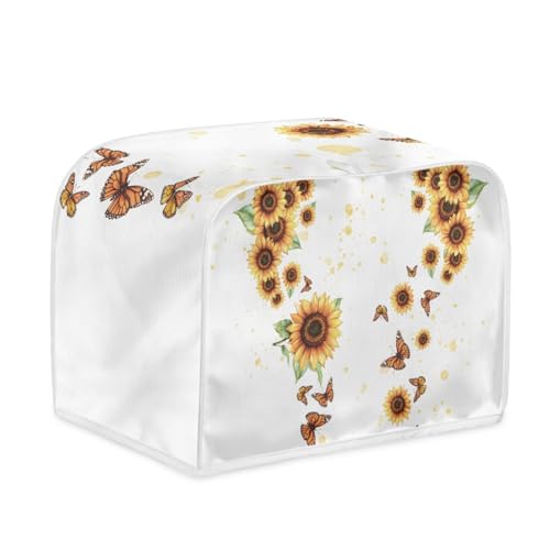 Toaster Abdeckung Gelbe Blumen Polyester, leicht und knitterfrei,Langlebig leicht zu reinigen,Ideal für Küchentoaster mit 2 Scheiben,schützt das Gerät vor Schmutz und Kratzern Toaster Abdeckung Gelbe Blumen Polyester, leicht und knitterfrei,Langlebig leicht zu reinigen,Ideal für Küchentoaster mit 2 Scheiben,schützt das Gerät vor Schmutz und Kratzern von wxlmom