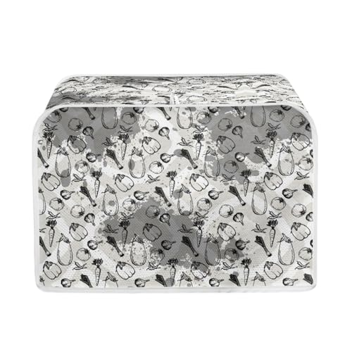 Toaster Abdeckung Grau Aubergine Polyester, leicht und knitterfrei,Langlebig leicht zu reinigen,Ideal für Küchentoaster mit 2 Scheiben,schützt das Gerät vor Schmutz und Kratzern Toaster Abdeckung Grau Aubergine Polyester, leicht und knitterfrei,Langlebig leicht zu reinigen,Ideal für Küchentoaster mit 2 Scheiben,schützt das Gerät vor Schmutz und Kratzern von wxlmom