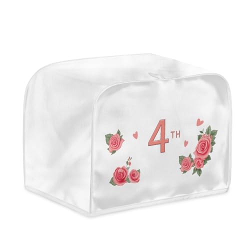 Toaster Abdeckung Rosa Blumen Robustes Canvas, reißfest wasserabweisend, langlebig und kratzschützend – Passt zu 4-Scheiben und 2-Scheiben Toastern Modellen, verteidigt gegen tägliche Abnutzung Toaster Abdeckung Rosa Blumen Robustes Canvas, reißfest wasserabweisend, langlebig und kratzschützend – Passt zu 4-Scheiben und 2-Scheiben Toastern Modellen, verteidigt gegen tägliche Abnutzung von wxlmom