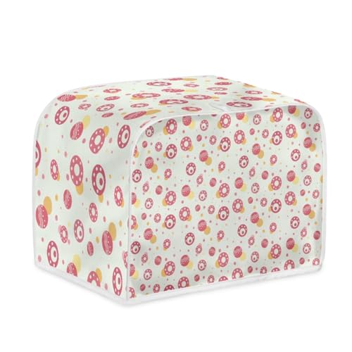 Toaster Abdeckung Rosa Runde Polyester, leicht und knitterfrei,Langlebig leicht zu reinigen,Ideal für Küchentoaster mit 2 Scheiben,schützt das Gerät vor Schmutz und Kratzern Toaster Abdeckung Rosa Runde Polyester, leicht und knitterfrei,Langlebig leicht zu reinigen,Ideal für Küchentoaster mit 2 Scheiben,schützt das Gerät vor Schmutz und Kratzern von wxlmom