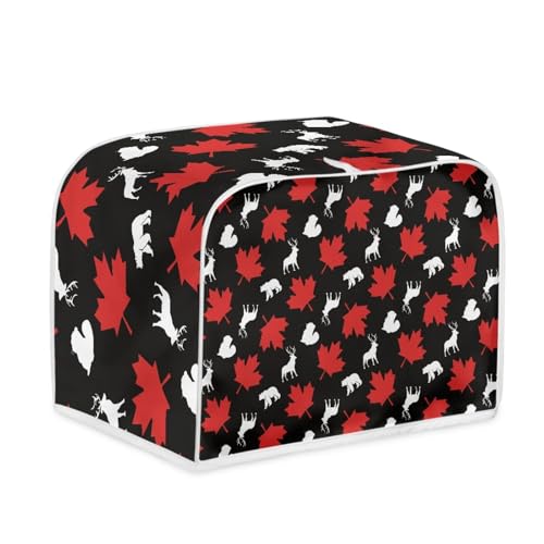 Toaster Abdeckung Rote Blätter Polyester, leicht und knitterfrei,Langlebig leicht zu reinigen,Ideal für Küchentoaster mit 2 Scheiben,schützt das Gerät vor Schmutz und Kratzern Toaster Abdeckung Rote Blätter Polyester, leicht und knitterfrei,Langlebig leicht zu reinigen,Ideal für Küchentoaster mit 2 Scheiben,schützt das Gerät vor Schmutz und Kratzern von wxlmom