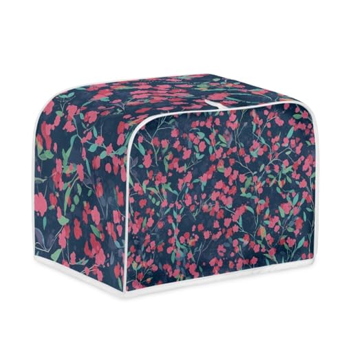 Toaster Abdeckung Rote Blumen Robustes Canvas, reißfest wasserabweisend, langlebig und kratzschützend – Passt zu 4-Scheiben und 2-Scheiben Toastern Modellen, verteidigt gegen tägliche Abnutzung Toaster Abdeckung Rote Blumen Robustes Canvas, reißfest wasserabweisend, langlebig und kratzschützend – Passt zu 4-Scheiben und 2-Scheiben Toastern Modellen, verteidigt gegen tägliche Abnutzung von wxlmom