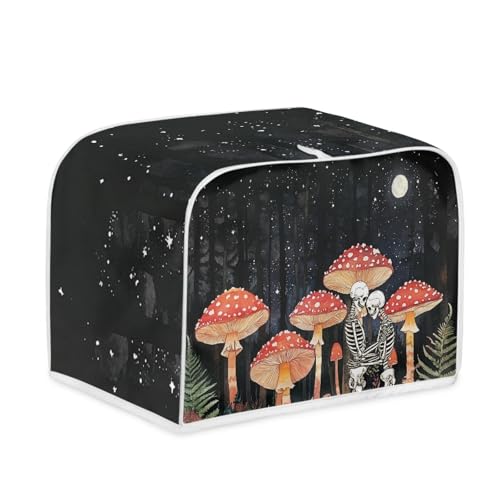 Toaster Abdeckung Rote Pilze Polyester, leicht und knitterfrei,Langlebig leicht zu reinigen,Ideal für Küchentoaster mit 2 Scheiben,schützt das Gerät vor Schmutz und Kratzern Toaster Abdeckung Rote Pilze Polyester, leicht und knitterfrei,Langlebig leicht zu reinigen,Ideal für Küchentoaster mit 2 Scheiben,schützt das Gerät vor Schmutz und Kratzern von wxlmom