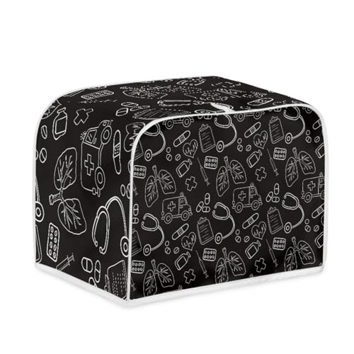 Toaster Abdeckung Schwarzes Auto Polyester, leicht und knitterfrei,Langlebig leicht zu reinigen,Ideal für Küchentoaster mit 2 Scheiben,schützt das Gerät vor Schmutz und Kratzern Toaster Abdeckung Schwarzes Auto Polyester, leicht und knitterfrei,Langlebig leicht zu reinigen,Ideal für Küchentoaster mit 2 Scheiben,schützt das Gerät vor Schmutz und Kratzern von wxlmom