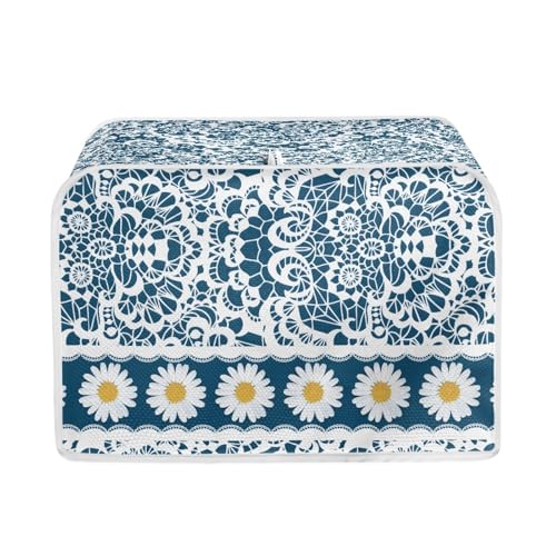 Toaster Abdeckung Weiße Blumen Polyester, leicht und knitterfrei,Langlebig leicht zu reinigen,Ideal für Küchentoaster mit 2 Scheiben,schützt das Gerät vor Schmutz und Kratzern Toaster Abdeckung Weiße Blumen Polyester, leicht und knitterfrei,Langlebig leicht zu reinigen,Ideal für Küchentoaster mit 2 Scheiben,schützt das Gerät vor Schmutz und Kratzern von wxlmom