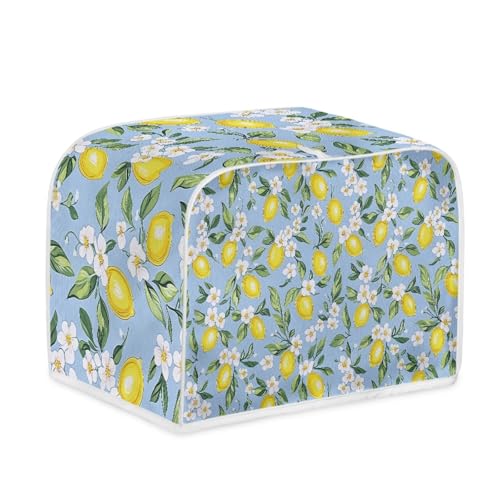 Toaster Abdeckung Zitronen Blumen Polyester, leicht und knitterfrei,Langlebig leicht zu reinigen,Ideal für Küchentoaster mit 2 Scheiben,schützt das Gerät vor Schmutz und Kratzern Toaster Abdeckung Zitronen Blumen Polyester, leicht und knitterfrei,Langlebig leicht zu reinigen,Ideal für Küchentoaster mit 2 Scheiben,schützt das Gerät vor Schmutz und Kratzern von wxlmom