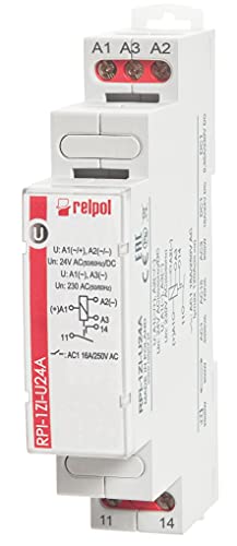 Elektromagnetische Relais 120A 1Z 16A 24VAC/DC oder 230VAC AgSnO2 RPI-1ZI-U24A 863377 von RELPOL