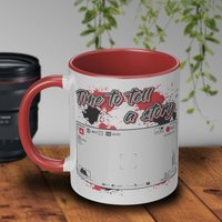 Original Videographer Kaffeetasse, Beste Kameralinsen Design, Videografie Geschenk, Zeit, Eine Geschichte Zu Erzählen von xGratitudeLifestyle