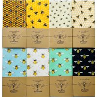 Bio-Bienenwachstuch Bienen Hummel Design Collection 35cm-15cm von xJBSTUDIOSx