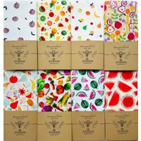 Bio-Bienenwachstuch Fruits Obst Vegetables Design Collection 35 cm - 15 von xJBSTUDIOSx