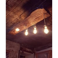 Deckenleuchte Aus Fachwerk Einer Alten Mühle von xMitHerzUndHandx