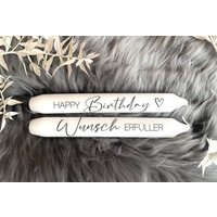 2Er Set Happy Birthday Kerzen | Stabkerzen Mit Spruch Geburtstagskerze Geschenkidee Geburtstagsgeschenk 2Er Set Happy Birthday Kerzen | Stabkerzen Mit Spruch Geburtstagskerze Geschenkidee Geburtstagsgeschenk von xMitLiebeDesignedx