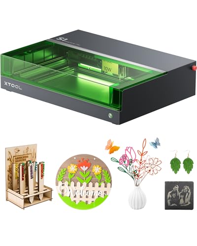 xTool S1 10W Laser Graviermaschine und Cutter,10W Home Craft DIY Laser Maschine, 0.06 * 0.06mm Punkt, Autofokus, 498 * 330mm, präzise Gravur auf Holz, Metall, Acryl, Leder xTool S1 10W Laser Graviermaschine und Cutter,10W Home Craft DIY Laser Maschine, 0.06 * 0.06mm Punkt, Autofokus, 498 * 330mm, präzise Gravur auf Holz, Metall, Acryl, Leder von xTool