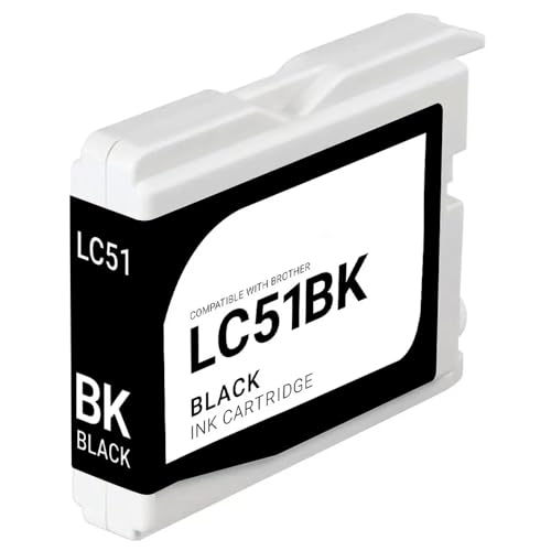 xajbtpq 1PK LC51 51 Schwarzer Tintenpatronenkartusche kompatibel mit MFC230C MFC240C MFC3360C MFC440 -Drucker xajbtpq 1PK LC51 51 Schwarzer Tintenpatronenkartusche kompatibel mit MFC230C MFC240C MFC3360C MFC440 -Drucker von xajbtpq