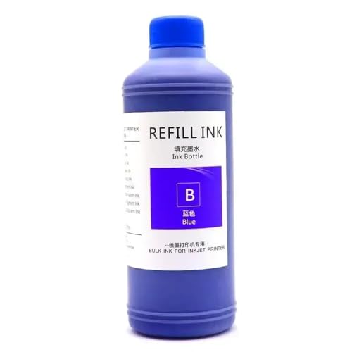 xajbtpq 500 ml Pigmenttinte kompatibel Kompatibel mit Plotter -Drucker DesignJet Z300 Z3200 Z5200 Z2100 Z5400 Kompatibel mit 70 Füllkühler Ergänzung(B-500ml) von xajbtpq